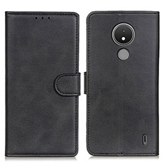 Coque Portefeuille Livre Cuir Etui Clapet A05D pour Nokia C21 Noir