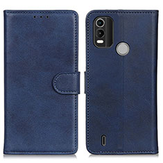 Coque Portefeuille Livre Cuir Etui Clapet A05D pour Nokia C21 Plus Bleu