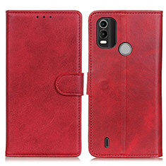 Coque Portefeuille Livre Cuir Etui Clapet A05D pour Nokia C21 Plus Rouge