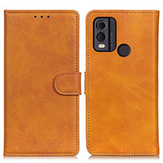 Coque Portefeuille Livre Cuir Etui Clapet A05D pour Nokia C22 Marron