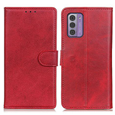 Coque Portefeuille Livre Cuir Etui Clapet A05D pour Nokia G310 5G Rouge