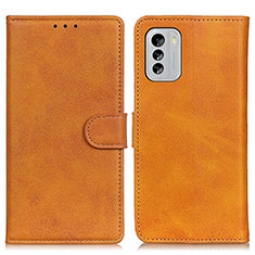 Coque Portefeuille Livre Cuir Etui Clapet A05D pour Nokia G60 5G Marron