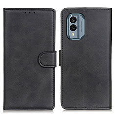 Coque Portefeuille Livre Cuir Etui Clapet A05D pour Nokia X30 5G Noir