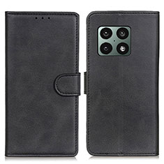 Coque Portefeuille Livre Cuir Etui Clapet A05D pour OnePlus 10 Pro 5G Noir