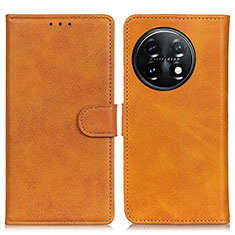 Coque Portefeuille Livre Cuir Etui Clapet A05D pour OnePlus 11 5G Marron