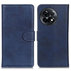 Coque Portefeuille Livre Cuir Etui Clapet A05D pour OnePlus Ace 2 Pro 5G Bleu
