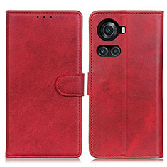 Coque Portefeuille Livre Cuir Etui Clapet A05D pour OnePlus Ace 5G Rouge