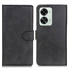 Coque Portefeuille Livre Cuir Etui Clapet A05D pour OnePlus Nord 2T 5G Noir