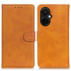 Coque Portefeuille Livre Cuir Etui Clapet A05D pour OnePlus Nord CE 3 5G Marron