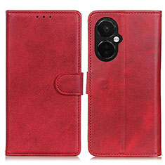 Coque Portefeuille Livre Cuir Etui Clapet A05D pour OnePlus Nord CE 3 Lite 5G Rouge