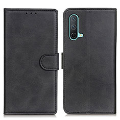 Coque Portefeuille Livre Cuir Etui Clapet A05D pour OnePlus Nord CE 5G Noir