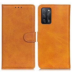 Coque Portefeuille Livre Cuir Etui Clapet A05D pour Oppo A56 5G Marron