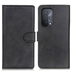 Coque Portefeuille Livre Cuir Etui Clapet A05D pour Oppo A74 5G Noir