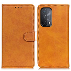 Coque Portefeuille Livre Cuir Etui Clapet A05D pour Oppo A93 5G Marron