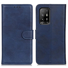 Coque Portefeuille Livre Cuir Etui Clapet A05D pour Oppo A94 5G Bleu