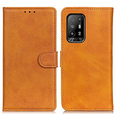 Coque Portefeuille Livre Cuir Etui Clapet A05D pour Oppo A94 5G Marron