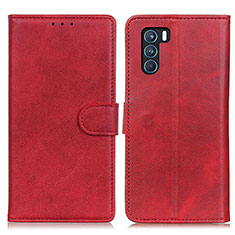 Coque Portefeuille Livre Cuir Etui Clapet A05D pour Oppo K9 Pro 5G Rouge