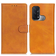 Coque Portefeuille Livre Cuir Etui Clapet A05D pour Oppo Reno5 A Marron