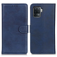 Coque Portefeuille Livre Cuir Etui Clapet A05D pour Oppo Reno5 F Marron