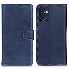 Coque Portefeuille Livre Cuir Etui Clapet A05D pour Oppo Reno7 5G Bleu