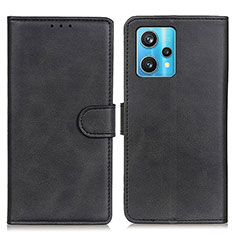 Coque Portefeuille Livre Cuir Etui Clapet A05D pour Realme 9 4G Noir