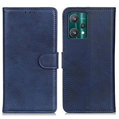 Coque Portefeuille Livre Cuir Etui Clapet A05D pour Realme 9 5G Bleu