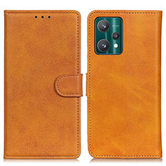 Coque Portefeuille Livre Cuir Etui Clapet A05D pour Realme 9 5G Marron