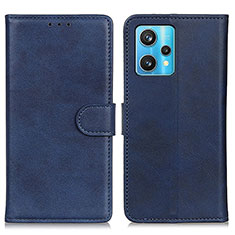 Coque Portefeuille Livre Cuir Etui Clapet A05D pour Realme 9 Pro+ Plus 5G Bleu