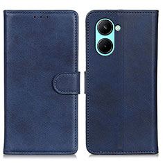 Coque Portefeuille Livre Cuir Etui Clapet A05D pour Realme C33 (2023) Bleu