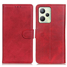 Coque Portefeuille Livre Cuir Etui Clapet A05D pour Realme C35 Rouge