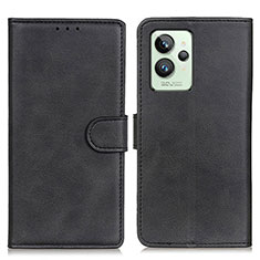 Coque Portefeuille Livre Cuir Etui Clapet A05D pour Realme GT2 Pro 5G Noir