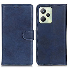 Coque Portefeuille Livre Cuir Etui Clapet A05D pour Realme Narzo 50A Prime Bleu