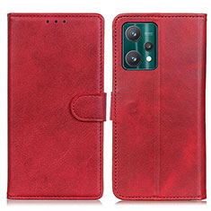 Coque Portefeuille Livre Cuir Etui Clapet A05D pour Realme V25 5G Rouge