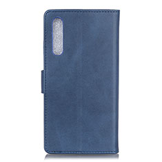 Coque Portefeuille Livre Cuir Etui Clapet A05D pour Samsung Galaxy A02 Bleu