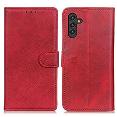 Coque Portefeuille Livre Cuir Etui Clapet A05D pour Samsung Galaxy A04s Rouge