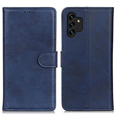 Coque Portefeuille Livre Cuir Etui Clapet A05D pour Samsung Galaxy A13 4G Bleu