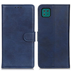 Coque Portefeuille Livre Cuir Etui Clapet A05D pour Samsung Galaxy A22s 5G Bleu