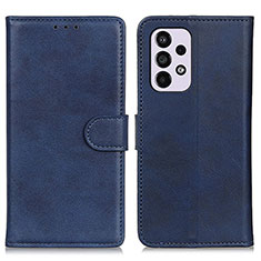 Coque Portefeuille Livre Cuir Etui Clapet A05D pour Samsung Galaxy A33 5G Bleu