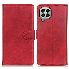 Coque Portefeuille Livre Cuir Etui Clapet A05D pour Samsung Galaxy M33 5G Rouge