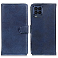 Coque Portefeuille Livre Cuir Etui Clapet A05D pour Samsung Galaxy M53 5G Bleu