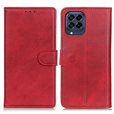 Coque Portefeuille Livre Cuir Etui Clapet A05D pour Samsung Galaxy M53 5G Rouge