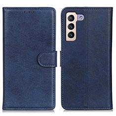 Coque Portefeuille Livre Cuir Etui Clapet A05D pour Samsung Galaxy S21 5G Bleu