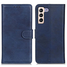 Coque Portefeuille Livre Cuir Etui Clapet A05D pour Samsung Galaxy S21 FE 5G Bleu