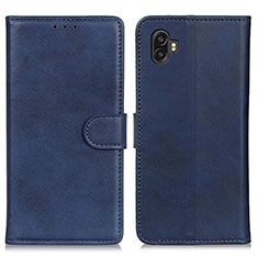 Coque Portefeuille Livre Cuir Etui Clapet A05D pour Samsung Galaxy XCover 6 Pro 5G Bleu