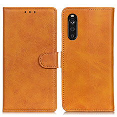 Coque Portefeuille Livre Cuir Etui Clapet A05D pour Sony Xperia 10 III Marron