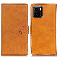 Coque Portefeuille Livre Cuir Etui Clapet A05D pour Vivo iQOO U5x Marron