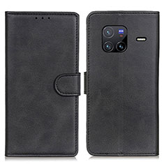 Coque Portefeuille Livre Cuir Etui Clapet A05D pour Vivo X80 5G Noir