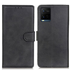 Coque Portefeuille Livre Cuir Etui Clapet A05D pour Vivo Y21 Noir