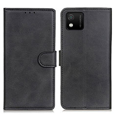 Coque Portefeuille Livre Cuir Etui Clapet A05D pour Wiko Y52 Noir