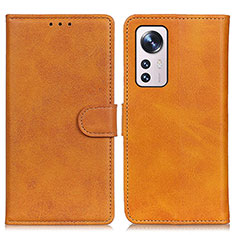 Coque Portefeuille Livre Cuir Etui Clapet A05D pour Xiaomi Mi 12 5G Marron